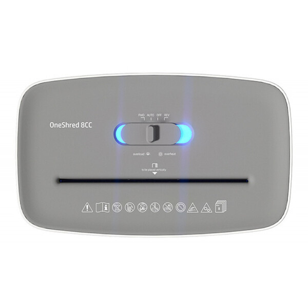 Знищувач документів HP OneShred 8CC, A4, 80g х 8 листів, 5*18, 15 л