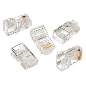 Коннектор RJ 45 Cablexpert (LC-8P8C-001/100) 8P8C, с золоченными контактами (100 шт/уп)