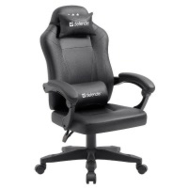 Ігрове крісло Defender Master 50мм Клас 3 до 140кг Black (64472)