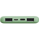 Повербанк Trust Primo ECO, 10000мА·год, 2хUSB-A/USB-C, 15W, зелений