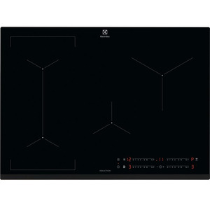 Варильна поверхня Electrolux індукційна, 71см, розширена зона, Hob2Hood, чорний