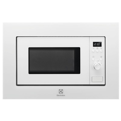 Мікрохвильова піч Electrolux вбудована, 17л, електрон. керування, 700Вт, дисплей, білий