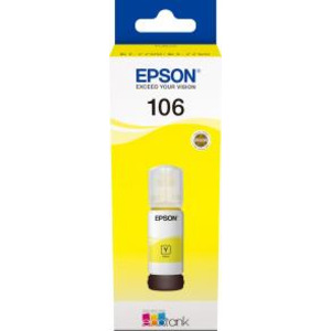 Контейнер з чорнилом Epson 106 EcoTank L7160/L7180 yellow