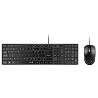 Комплект Genius C-126 SlimStar USB Black Ukr (31330007407)