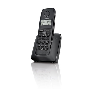Радіотелефон DECT Gigaset A116, чорний