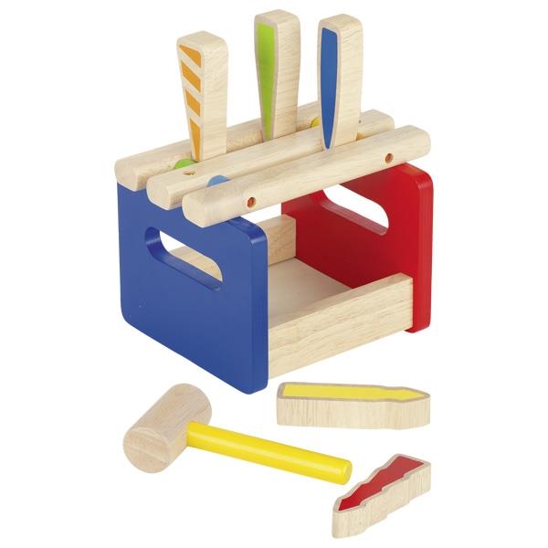 Развивающая игра goki Скамейка с молоточком