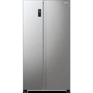 Холодильник SBS Gorenje, 179х67х92см, 2 двері, 356( 191)л, А++, NF+, Інв. , Зона св-ті, Зовн. Диспл, матовий сірий
