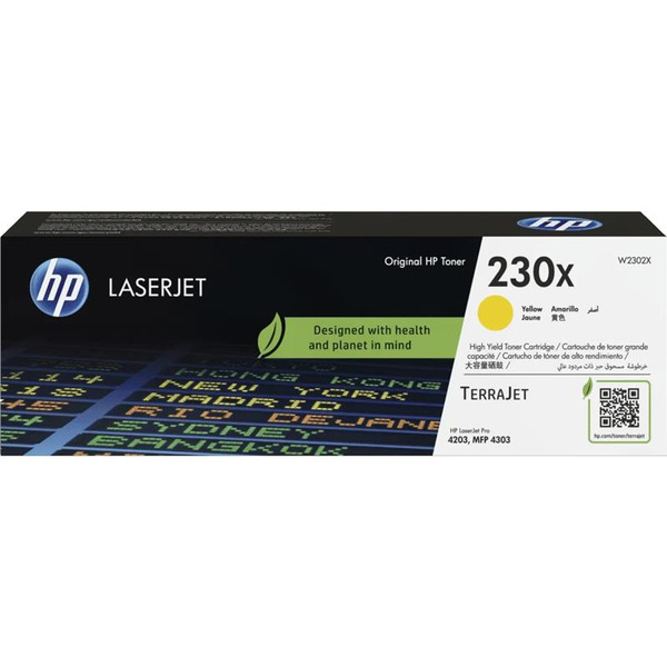 Картридж лазерний HP 230X CLJ Pro 4203/4303 Yellow (5500стор) (W2302X)