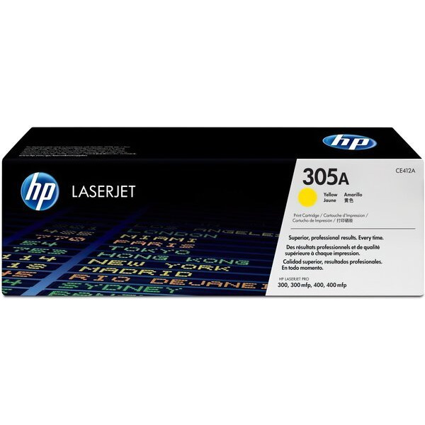 Картридж лазерний HP 305A yellow (CE412A)