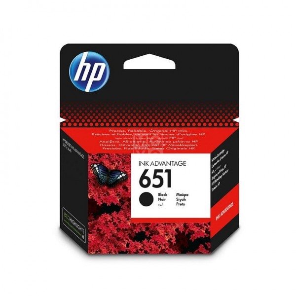 Картридж струменевий HP No.651 DJ Ink Advantage 5575/5645/OfficeJet 202 Black, 600 стор (C2P10AE)