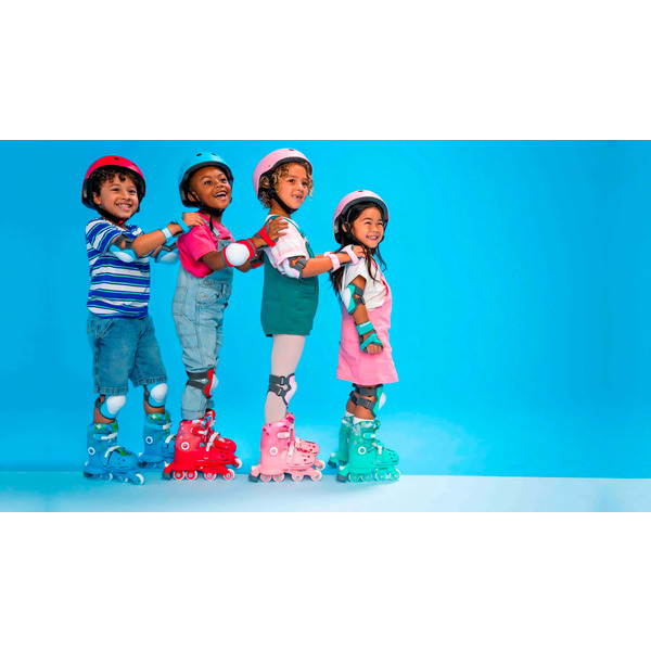 Роликові ковзани Yvolution Twista, розмір 24-28, блакитний