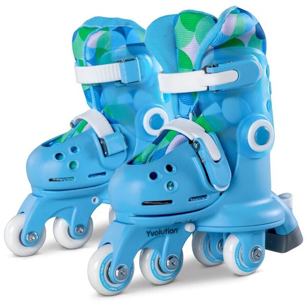 Роликові ковзани Yvolution Twista, розмір 24-28, блакитний