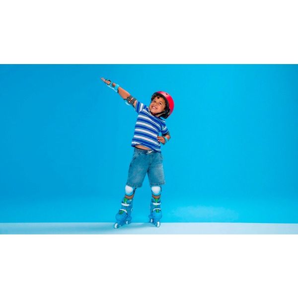 Роликові ковзани Yvolution Twista, розмір 24-28, блакитний