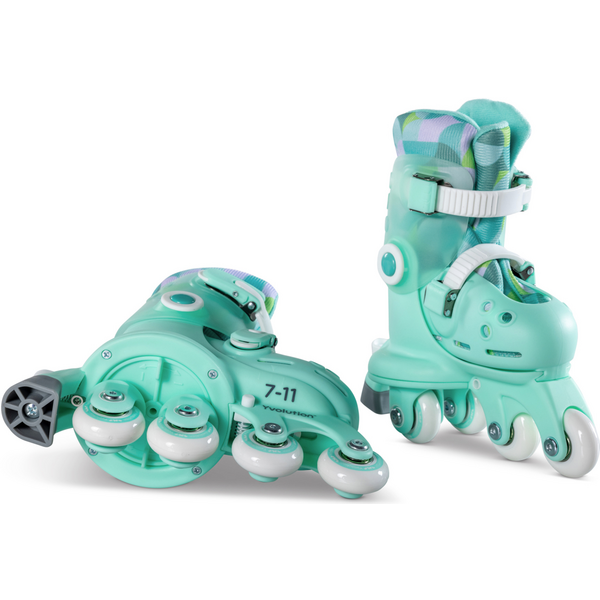 Роликові ковзани розсувні Yvolution Twista / розмір 30-34 green (YC01T4)