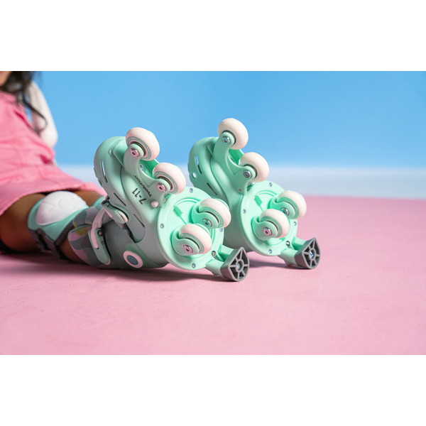 Роликові ковзани розсувні Yvolution Twista / розмір 30-34 green (YC01T4)