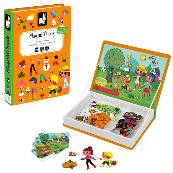 Магнитная Книга Janod 4 сезона 115эл.