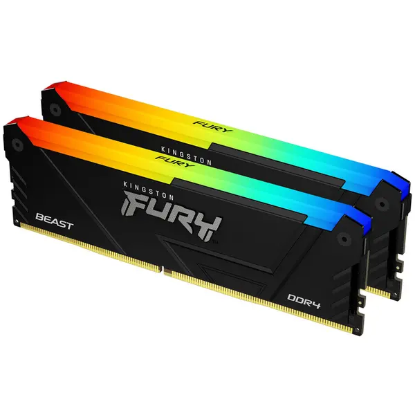 Модуль памяти DDR4 2x16GB/3600 Kingston Fury Beast RGB (KF436C18BB2AK2/32)