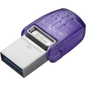 Флеш-накопитель USB3.2 64GB Type-C Kingston DataTraveler microDuo 3C (DTDUO3CG3/64GB)