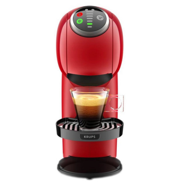 Кавоварка Krups капсульна Dolce Gusto Genio S Plus 0.8л, капсули, сенcорне керування, червоний