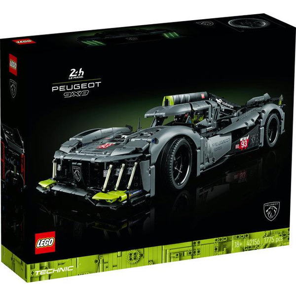 Авто-конструктор LEGO Technic Peugeot 9X8 24H Le Mans Hybrid Hypercar (42156)