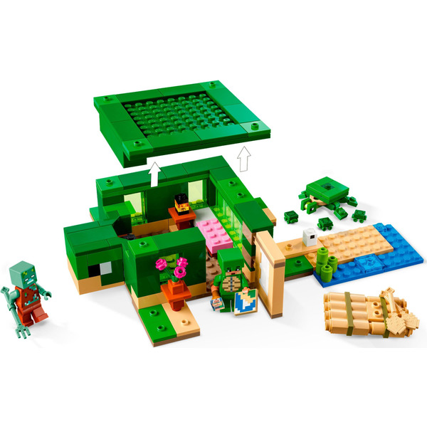 LEGO Minecraft: Пляжний будинок Черепаха (21254)