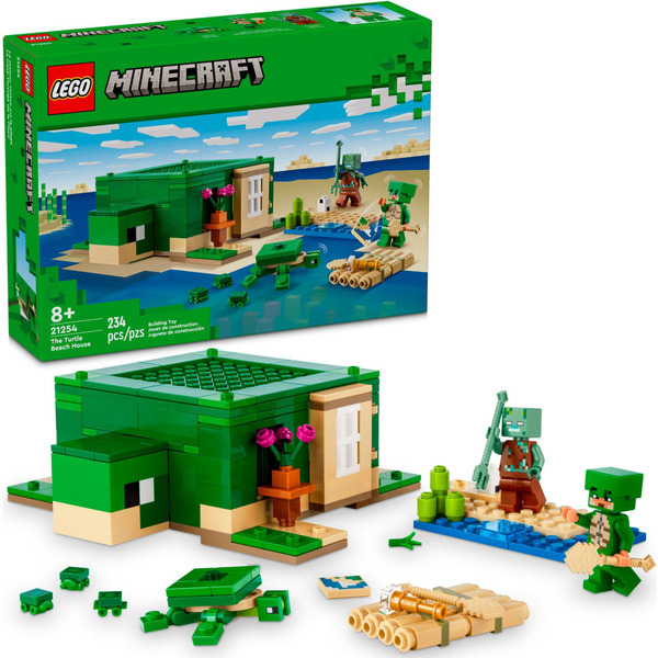 LEGO Minecraft: Пляжний будинок Черепаха (21254)