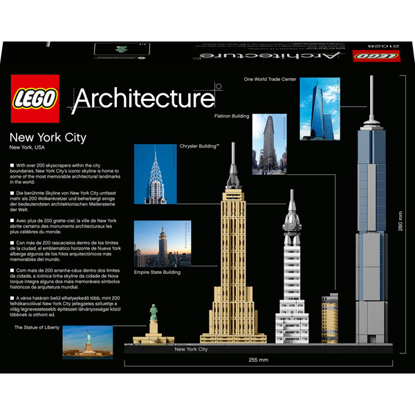 3d конструктор LEGO Architecture Нью-Йорк (21028)