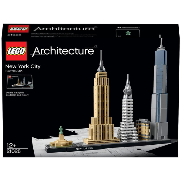 3d конструктор LEGO Architecture Нью-Йорк (21028)