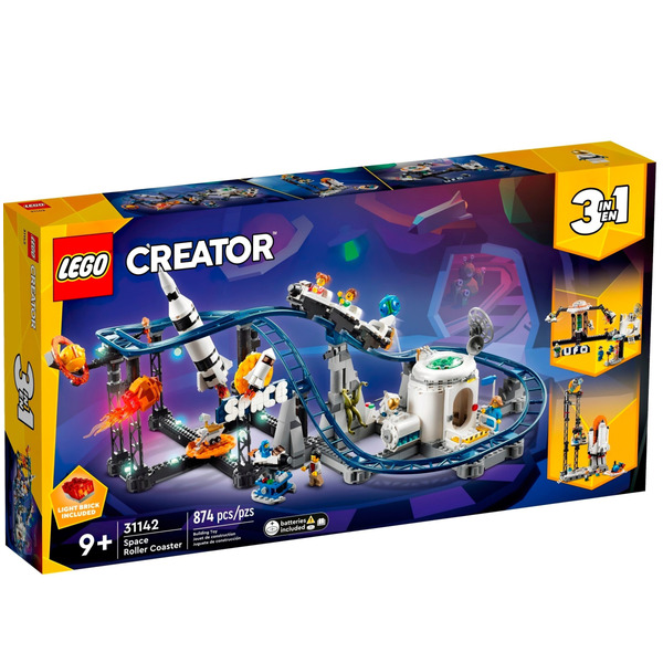 Конструктор LEGO Creator 3 в 1 Космічні гірки 874 деталі