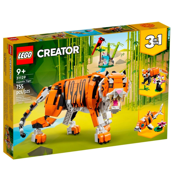 Конструктор LEGO Creator 3 в 1 Величний тигр 755 деталей