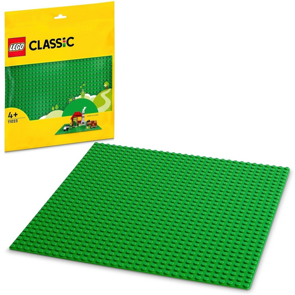 Конструктор ЛЕГО Класик Будівельна пластина зеленого кольору LEGO Classic Лего 11023