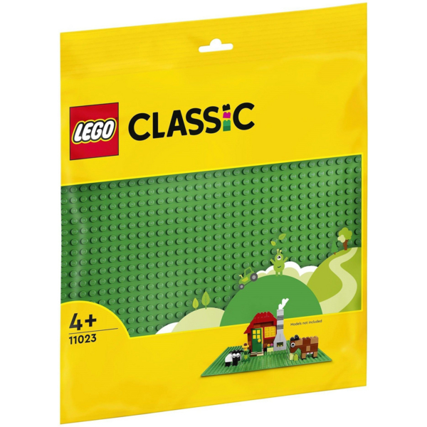 Конструктор ЛЕГО Класик Будівельна пластина зеленого кольору LEGO Classic Лего 11023