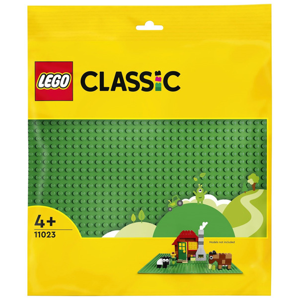 Конструктор ЛЕГО Класик Будівельна пластина зеленого кольору LEGO Classic Лего 11023