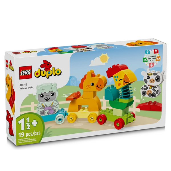 Набор для конструирования: LEGO DUPLO My First Поезд животных 19 деталей (10412)