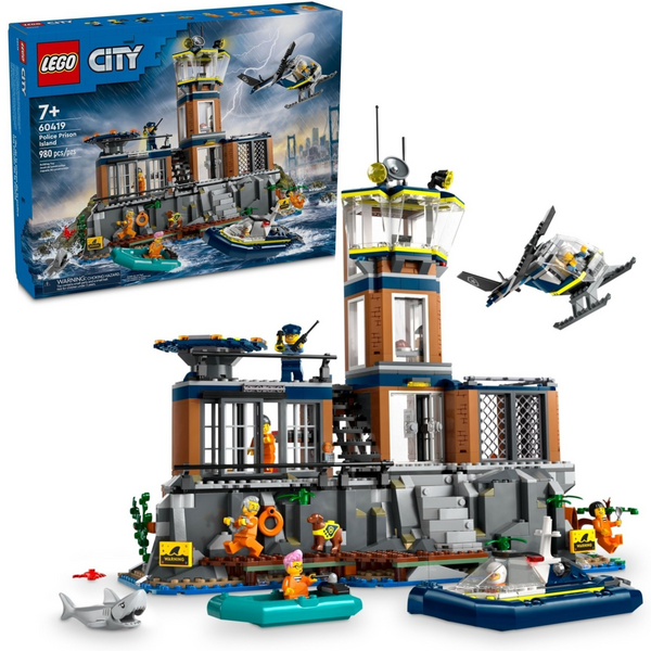 LEGO City: Поліцейський острів-в'язниця (980 деталей) - назва товару