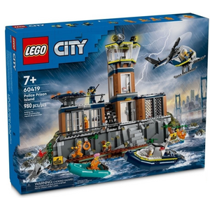 Конструктор LEGO City Поліцейський острів-в'язниця 980 деталей (60419)