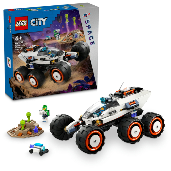 LEGO City Космічний дослідницький всюдихід з інопланетним життям 311 деталей (60431)