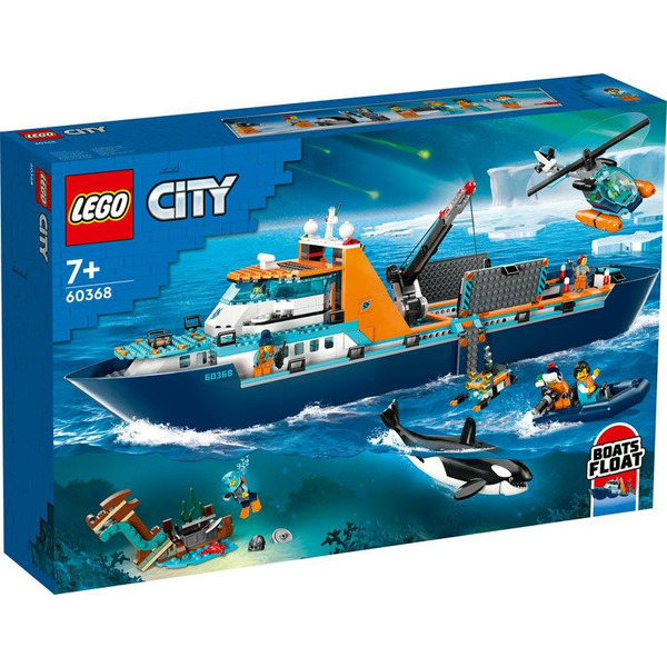 Блоковий конструктор LEGO City Арктичний дослідницький корабель (60368)