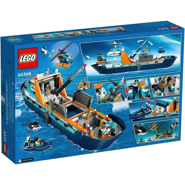 Блоковий конструктор LEGO City Арктичний дослідницький корабель (60368)