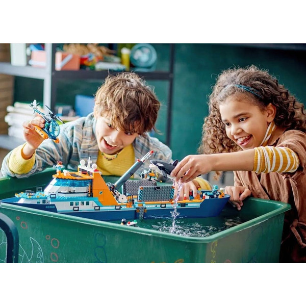 Блоковий конструктор LEGO City Арктичний дослідницький корабель (60368)