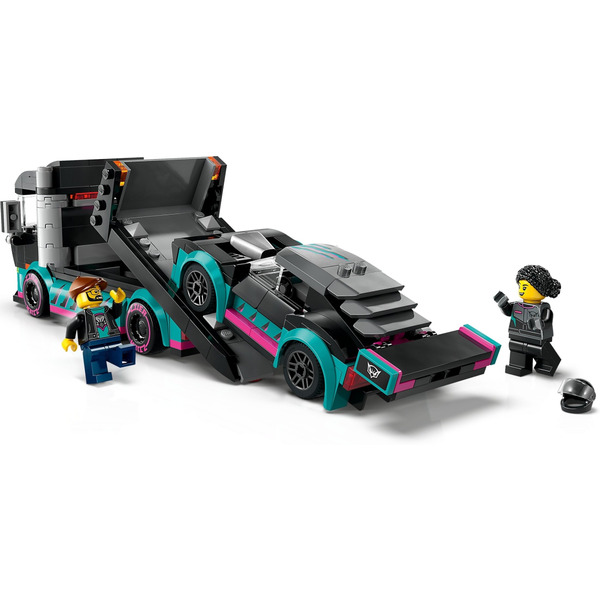 LEGO City - Автомобіль для перегонів та автовоз (328 деталей) - модель 60406