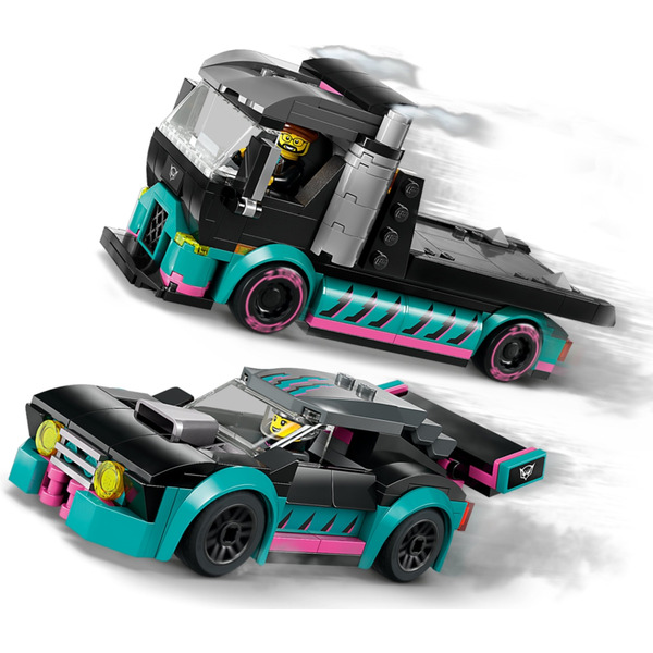 LEGO City - Автомобіль для перегонів та автовоз (328 деталей) - модель 60406