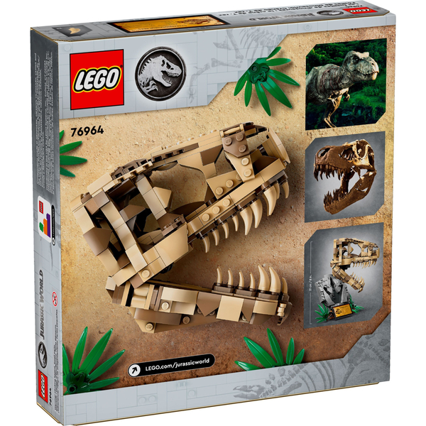 LEGO Jurassic World: Череп тиранозавра - скам'янілості динозаврів (76964)