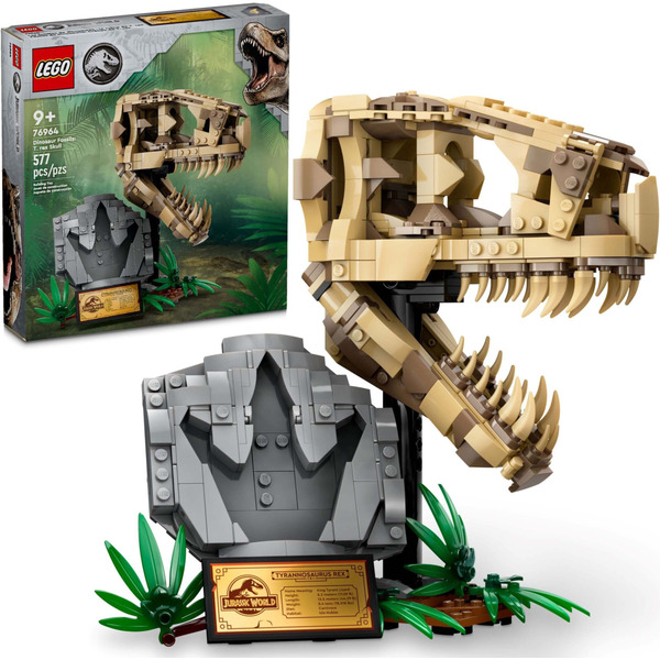 LEGO Jurassic World: Череп тиранозавра - скам'янілості динозаврів (76964)