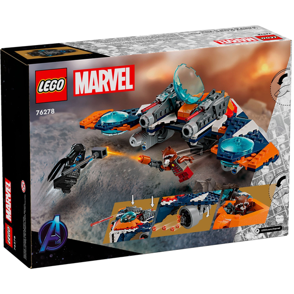 Конструктор LEGO Super Heroes Marvel "Warbird" Ракети vs. Ронан 290 деталей (76278)