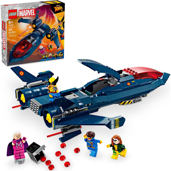 Конструктор LEGO Super Heroes Marvel X-Jet Людей Ікс 359 деталей (76281)
