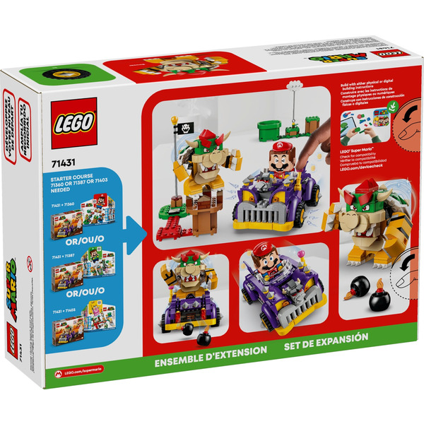 LEGO Super Mario Bowser's Oil Drift Expansion Set 458 Pieces (71431)