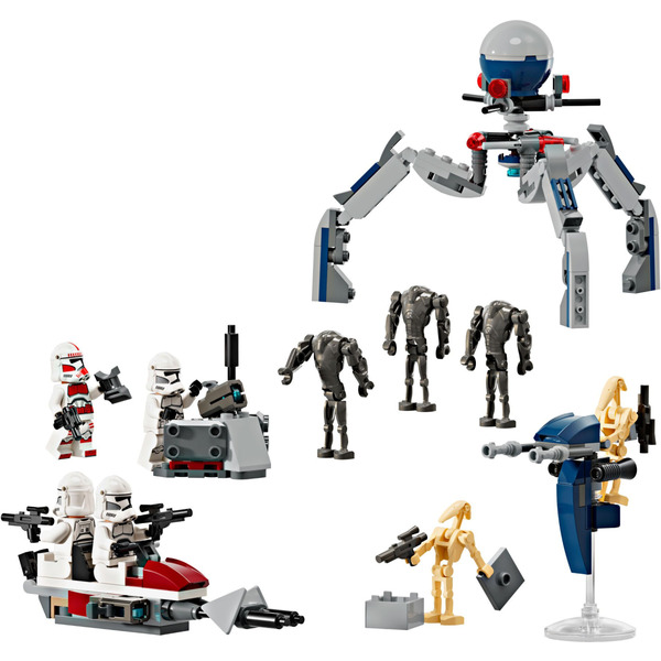 LEGO Star Wars: Клоны-пехотинцы и Боевой дроид - набор 215 деталей (75372)