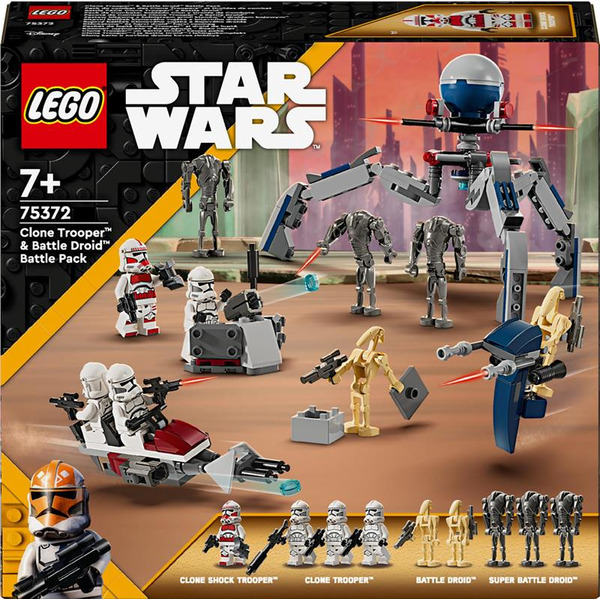 LEGO Star Wars: Клоны-пехотинцы и Боевой дроид - набор 215 деталей (75372)