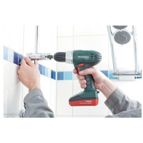 Шурупокрут-дриль акумуляторний Metabo BS 18 QUICK, 18В 2х2А•год, 24•48Нм, 0-450•0-1600об•хв, 1.4кг